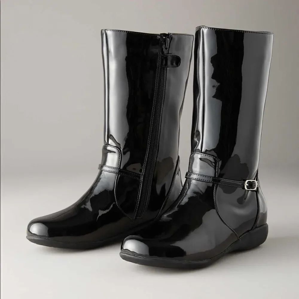Nordstrom Black patent boots